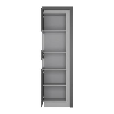 Tall narrow display cabinet (LHD) (including LED lighting)